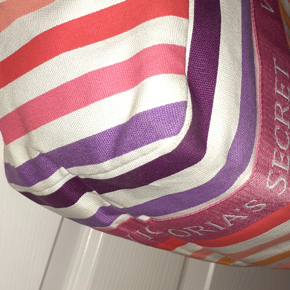 Victoria's Secret Multicolor Striped Tote Bag - Picture 4 of 6